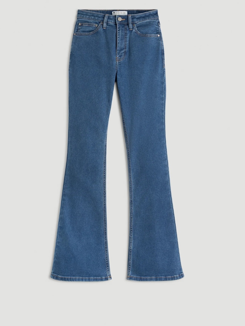 See By Chloe Classic High-Rise Flare Jeans in Denim Blue